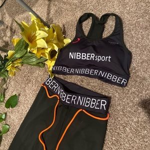 Black 2 piece workout set